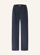 Spodnie damskie - Calvin Klein Spodnie Marlena Z Plisami blau - miniaturka - grafika 1