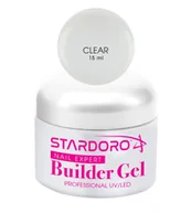Żele do paznokci - Stardoro Żel budujący bezbarwyny 15 ml | Stardoro S112 - miniaturka - grafika 1