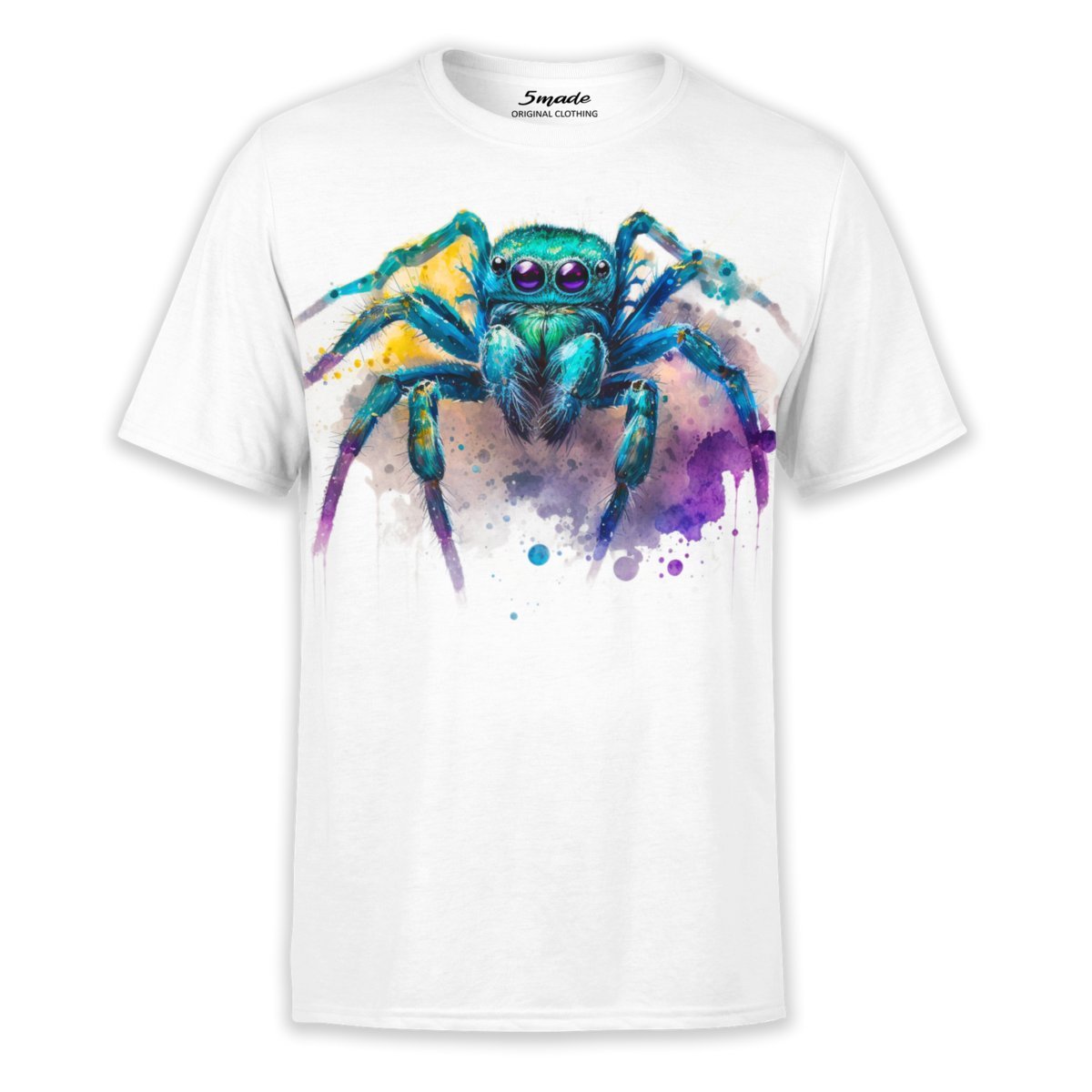 Koszulka z nadrukiem kolorowy pająk Skakun 3XL 5made