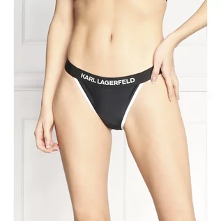 Stroje kąpielowe - Karl Lagerfeld Dół od bikini w/ logo elastic - grafika 1