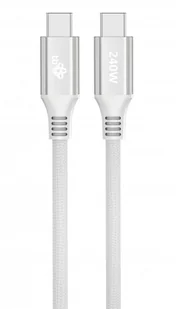 Kabel USB C - USB C 1m 240W biały - Kable USB - miniaturka - grafika 1