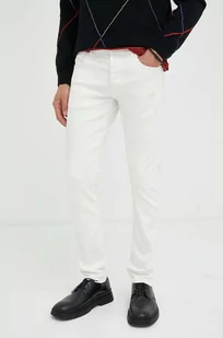 G-Star Raw jeansy 3301 męskie kolor biały - Spodnie męskie - miniaturka - grafika 1