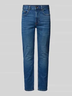 Jeansy o kroju slim fit z 5 kieszeniami - Spodnie męskie - miniaturka - grafika 1