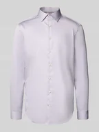 Koszule męskie - Koszula biznesowa o kroju slim fit z kołnierzykiem typu kent - miniaturka - grafika 1