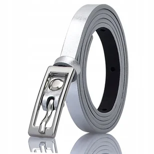 DAMSKI pasek srebrny DO SUKIENKI wąski GRACIO - Paski DAMSKI pasek srebrny DO SUKIENKI wąski GRACIO - Paski - miniaturka - grafika 1