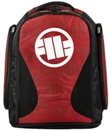 Torebki damskie - Średni plecak / torba PIT BULL NEW LOGO czerwony - miniaturka - grafika 1