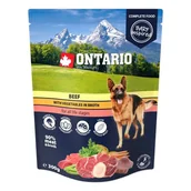 Mokra karma dla psów - ONTARIO Saszetka Wołowina z warzywami w bulionie 300g (214-3303) - miniaturka - grafika 1