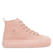 Trampki damskie - Trampki Kappa VISKA OC 243208OC-7171 Różowy - miniaturka - grafika 1