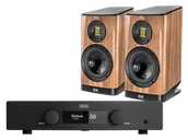 Zestawy stereo - Hegel H150 (czarny) + Vela BS403.2 (orzech) - miniaturka - grafika 1