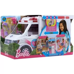 Mattel Barbie Karetka Mobilna klinika FRM19 - Akcesoria dla lalek - miniaturka - grafika 1