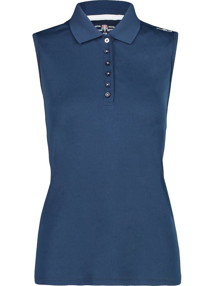 CMP Funkcyjna koszulka polo w kolorze granatowym