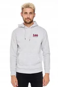 Bluzy męskie - LEE HOODY SHARP GREY MELE L82KUB03 S - miniaturka - grafika 1