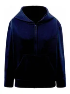 Bluzy dla chłopców - Chłopięca bluza z kapturem granatowa z nadrukiem bałwanka Tup Tup - miniaturka - grafika 1