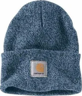 Czapki damskie - Carhartt Czapka Carhartt Acrylic Watch Hat Beanie Night Blu - miniaturka - grafika 1