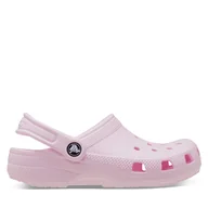 Buty dla dziewczynek - Klapki Crocs Classic Clog T 206990 Różowy - miniaturka - grafika 1