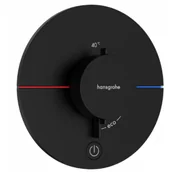 Baterie podtynkowe - HANSGROHE 15562670 ShowerSelect Comfort S Bateria termostatyczna, podtynkowa do 1 odbiornika z dodatkowym wyjściem Czarny Matowy - miniaturka - grafika 1