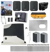 Zestawy do bram - Nice Zestaw ROBUS 400 ERA FLOR do bram przesuwnych do 400 kg + 3 Piloty + Lampa SŁUPKOWA + Listwa (5 m) - miniaturka - grafika 1