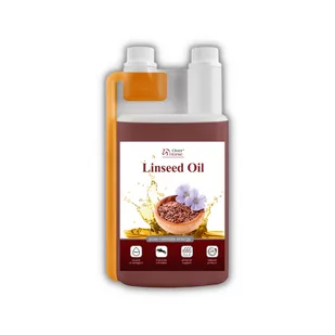 OVER HORSE Linseed Oil-olej lniany dla koni 1L - Akcesoria jeździeckie - miniaturka - grafika 1