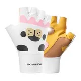 Rękawiczki rowerowe - Rękawiczki rowerowe Rockbros S, dziecięce bez palców wentylowane na rower - miniaturka - grafika 1