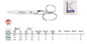 Nożyczki krawieckie - 112518 Nożyczki Kretzer Uniwersalne Stalowe 112518 # 12518 Solingen - miniaturka - grafika 1