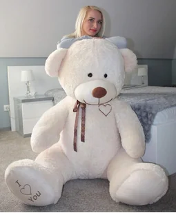 Duży Miś Pluszowy Ogromny pluszak Gigant 190 cm - Maskotki i pluszaki - miniaturka - grafika 1
