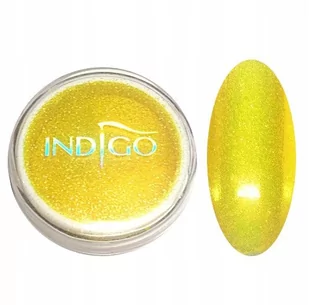Pyłek Indigo - Effect Syrenki Neon Yellow - 2.5g - Ozdoby do paznokci - miniaturka - grafika 1