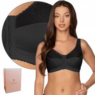 Biustonosz Bez Fiszbin Gaia 1163 Rachela Nero 90F - Biustonosze - miniaturka - grafika 1