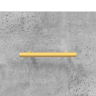 Witrynka, szarość betonu 69,5x34x180 cm materiał drewnopochodny Lumarko! - Witryny - miniaturka - grafika 10