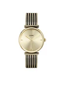 Zegarki damskie - Cluse Zegarek CW10401 Mesh Full Gold - - miniaturka - grafika 1