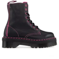 Glany damskie - Buty Dr Martens Jadon II Neon Star Leather Platform 27617001 - czarne - miniaturka - grafika 1