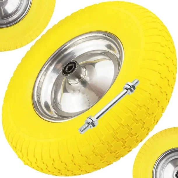 Koło Kółko Bezdętkowe Do Wózka Taczki 40cm 4.80/4.00-8 Pełne Pu