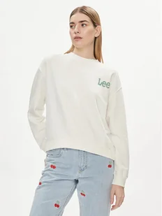 Lee Bluza Essential 112350242 Écru Relaxed Fit - Bluzy damskie - miniaturka - grafika 1