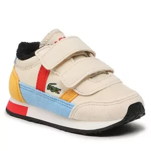 Buty dla chłopców - Sneakersy Lacoste - Partner 222 3 SUI 7-44SUI0012HT3 Off Wht/Ylw - grafika 1