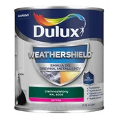 Emalie - Dulux Emalia Weathershield do drewna, metalu i PCV ciemnozielony RAL 6005 - miniaturka - grafika 1