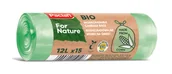 Worki na śmieci - Paclan Biodegradowalne Worki 12L 75SZT For Nature - miniaturka - grafika 1