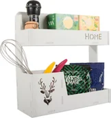 Przyborniki na biurko - Verk Organizer przybornik wiszący półka kuchenna szafka - miniaturka - grafika 1