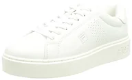 Sneakersy damskie - Fila Damskie sneakersy Crosscourt Altezza Wmn, biały, 35.5 EU - miniaturka - grafika 1