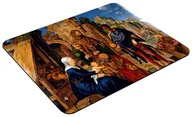 Podkładki pod mysz - Podkładka Hołd Trzech Króli Albrecht Dürer 60x40cm - miniaturka - grafika 1