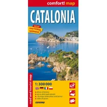 ExpressMap praca zbiorowa Comfort! map Katalonia (Catalonia) 1:300000. Laminowana mapa samochodowo-turystyczna