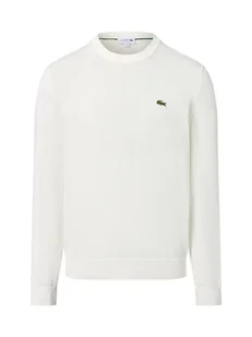 Lacoste Męski sweter z cienkiej dzianiny Mężczyźni biały jednolity, 3 - Swetry męskie - miniaturka - grafika 1