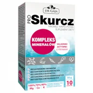 Witaminy i minerały - Dr Gaja ProSkurcz Cytrynian Magnezu, Potasu,Wapnia 10 szaszetek - miniaturka - grafika 1