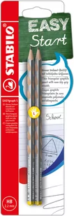 OŁÓWEK STABILO EASYgraph S HB srebrny metaliczny L 2 szt. - Ołówki - miniaturka - grafika 1