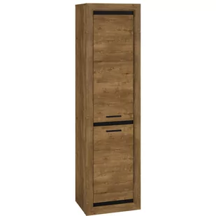 Bieliźniarka 0201 Baltica ML Meble Dąb Lefkas, Czarny - Szafy - miniaturka - grafika 1