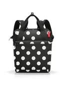 Plecaki - Reisenthel Plecak "Allrounder R" w kolorze czarno-białym - 31 x 39 x 17 cm - miniaturka - grafika 1