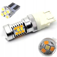 Żarówki samochodowe - Dual Color P27/7W led 2835 3157 biały pomarańcz - miniaturka - grafika 1