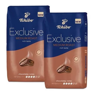 Kawa ziarnista TCHIBO Exclusive Medium Roast Arabica 2 x 1 kg - Kawa - miniaturka - grafika 1