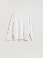 Swetry męskie - Reserved - Bawełniany półgolf - biały - miniaturka - grafika 1