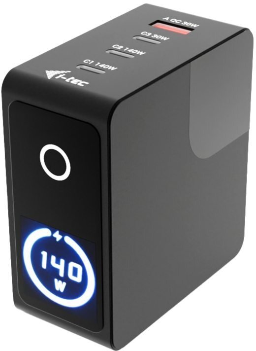 Ładowarka I-TEC D I-TEC 140W Intelligent Multiport USB Charger 3x USB-C 1x USB-A LCD display