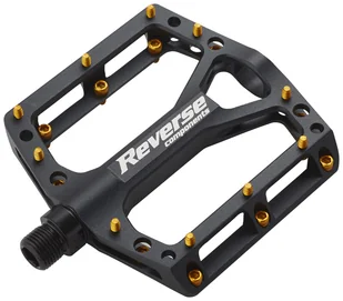 Reverse Reverse Black One Pedały, czarny  2022 Pedały BMX, Dirt i Freeride 30085 - Pedały rowerowe - miniaturka - grafika 1