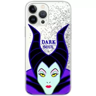 Etui i futerały do telefonów - Etui płynny brokat do Apple IPHONE 12 / 12 PRO Disney: Diabolina 001 oryginalne i oficjalnie licencjonowane, Srebrny - miniaturka - grafika 1